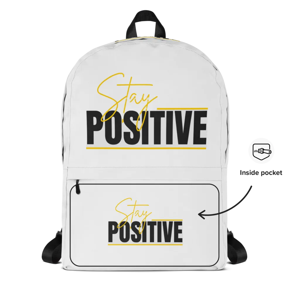 Stay Positive Aesthetic Graphic For Bags. thumbnail 4