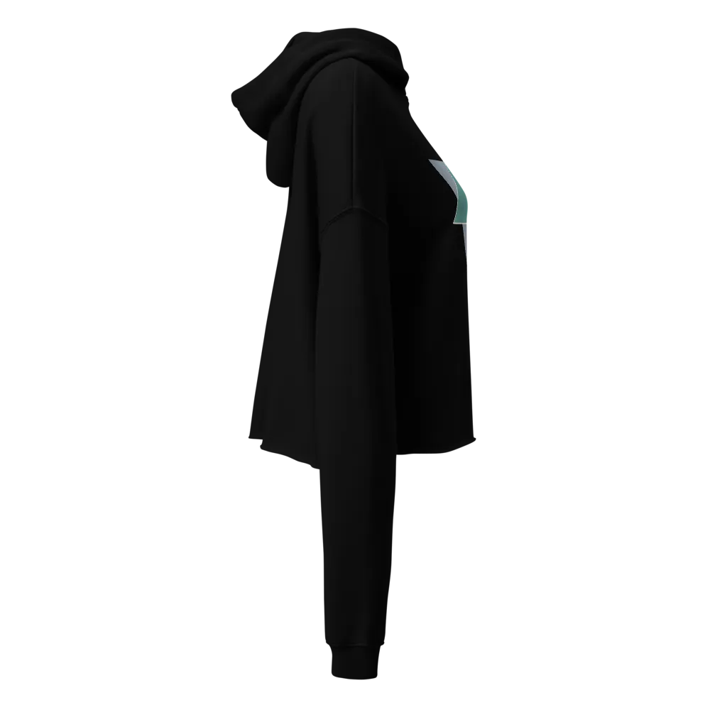 Geometric Star Women's Cropped Hoodie thumbnail 4