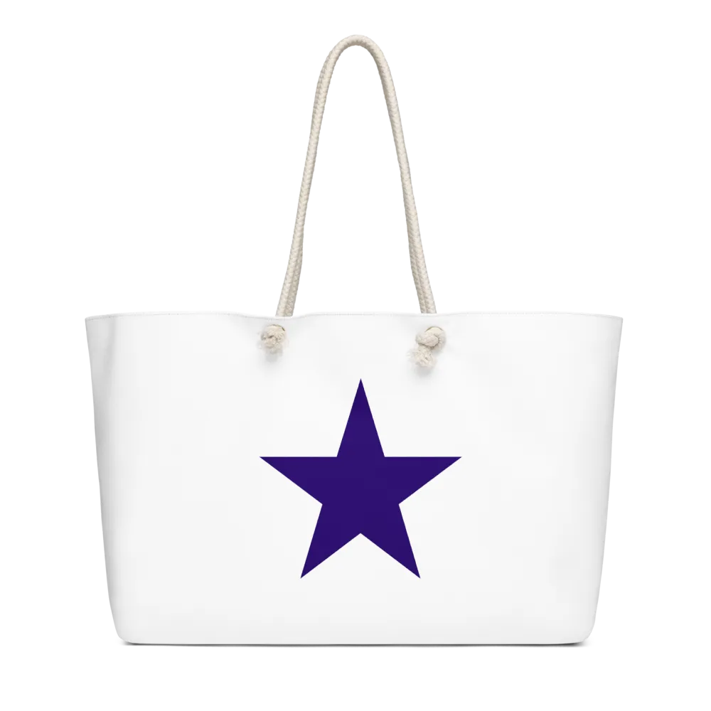 Blue Star Weekender Bag