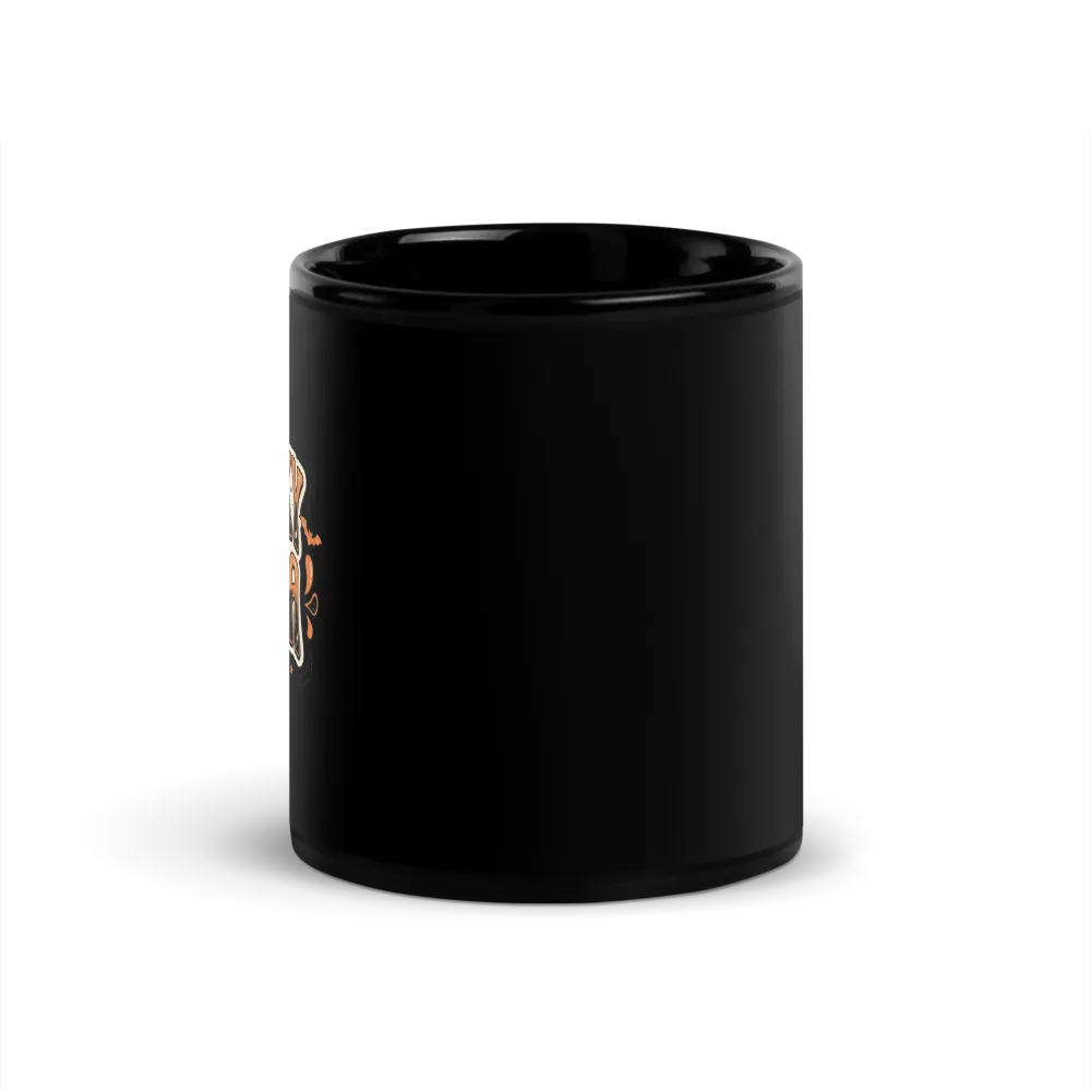 Black Glossy Mug Spooky Mama thumbnail 2