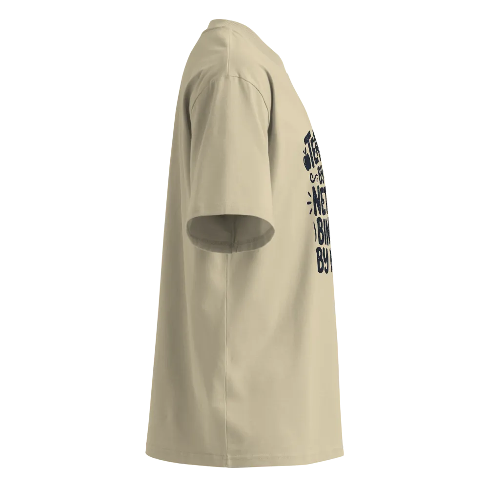 Unisex Organic Oversized High Neck T-Shirt thumbnail 4