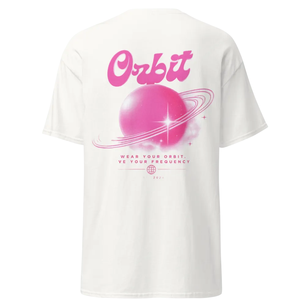 Orbit White T-shirt Graphic Design thumbnail 4