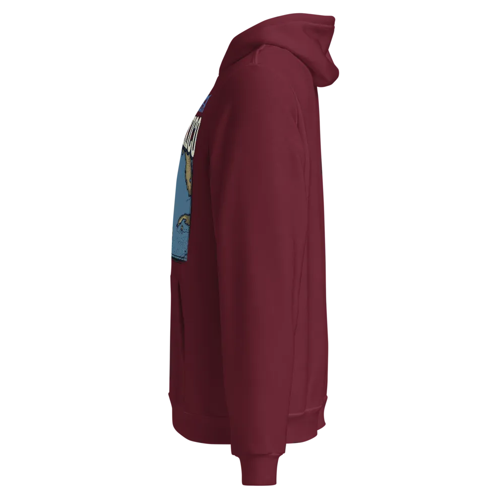 Gulf of Mexico Hoodie (Red, Maroon) thumbnail 3