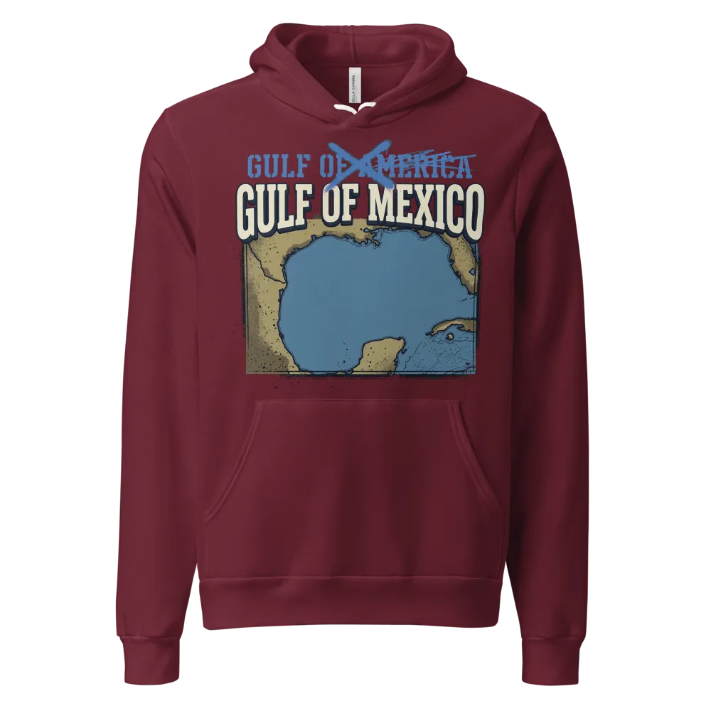 Gulf of Mexico Hoodie (Red, Maroon)