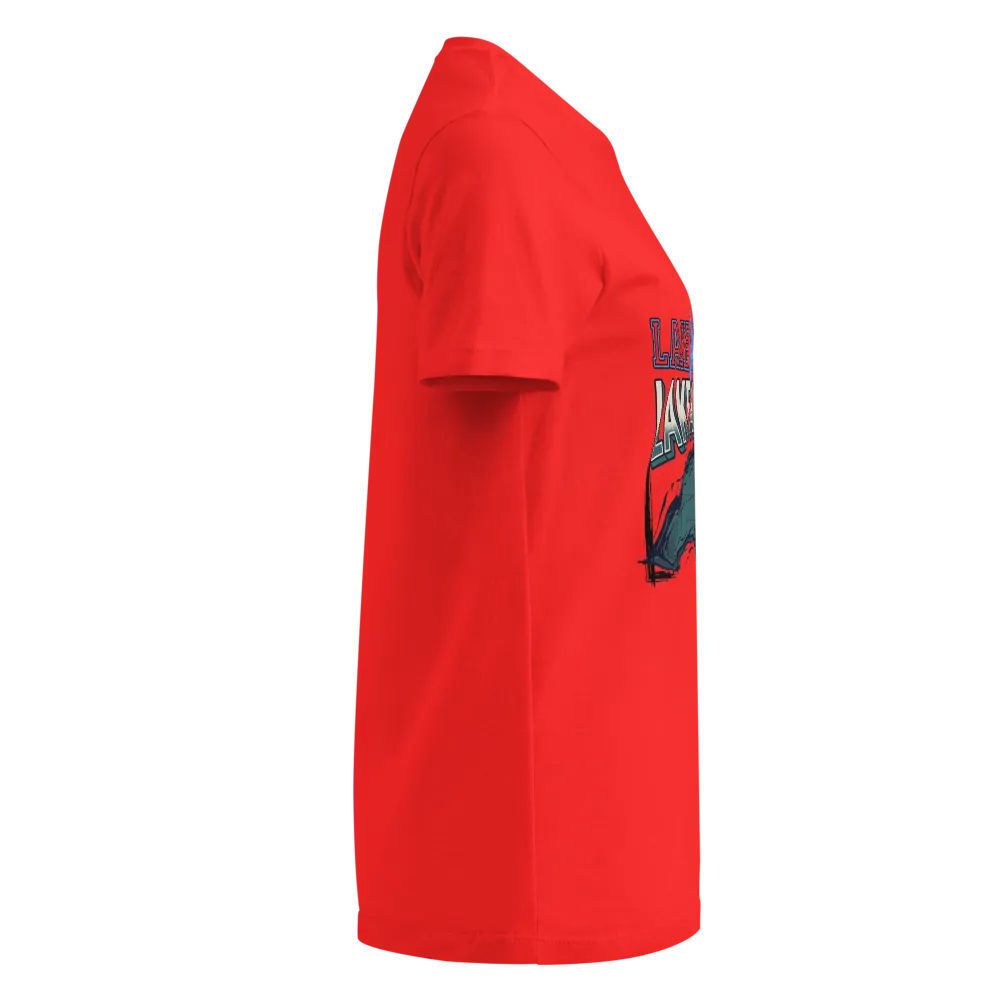 Lake America Women's Tee (Red) thumbnail 4