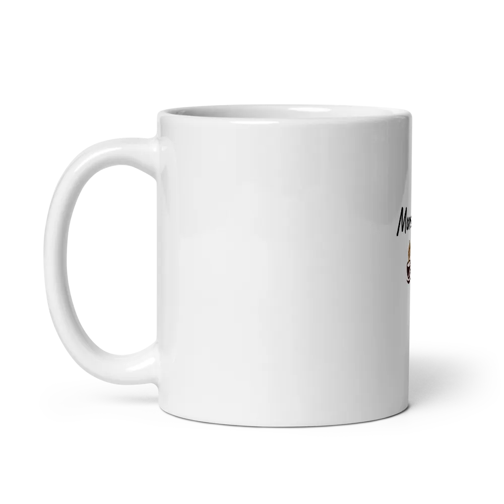 More Coffee Less Chaos Minimalist Ceramic Mug thumbnail 3