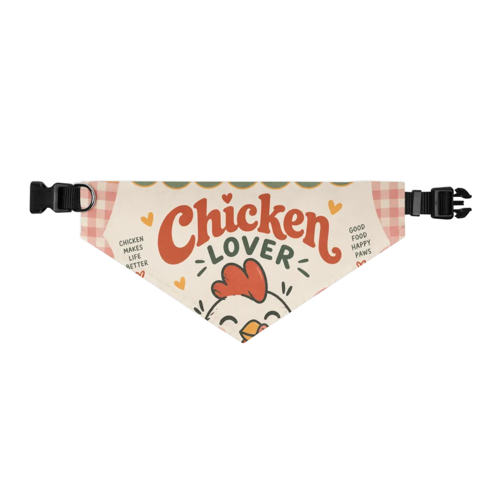 Chicken Lover Pet Bandana | Cute Funny Dog Bandana thumbnail 4