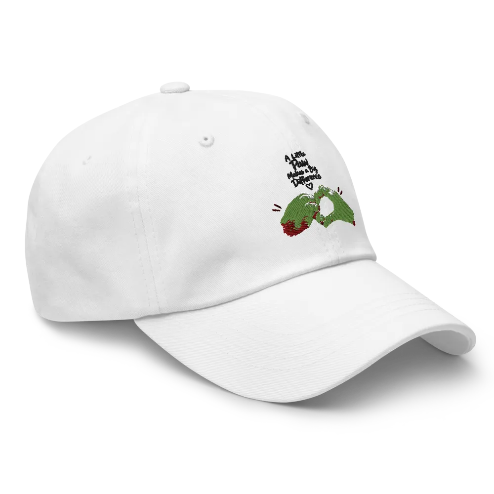 Adjustable Unisex Paw Graphic Hat thumbnail 4