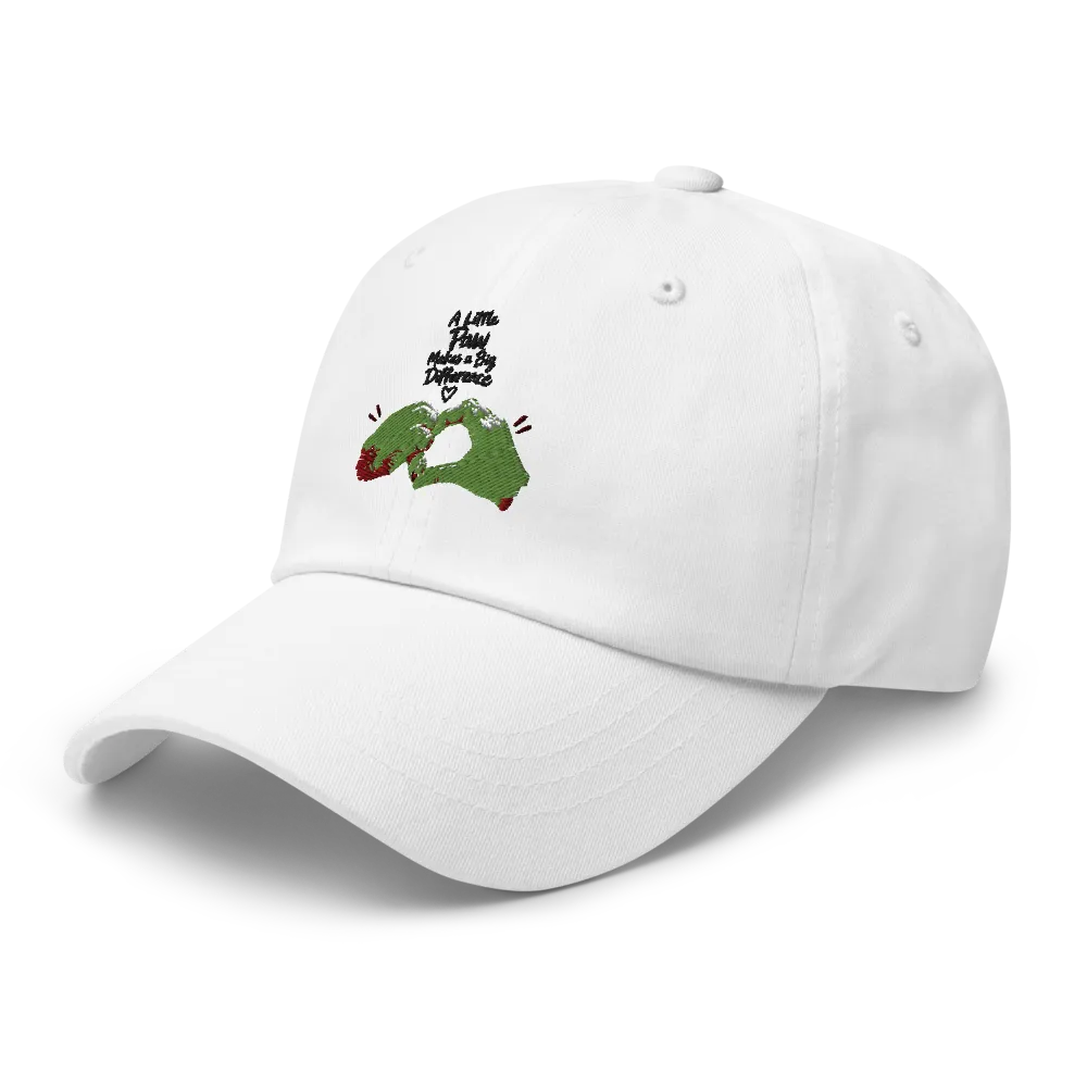 Adjustable Unisex Paw Graphic Hat thumbnail 3