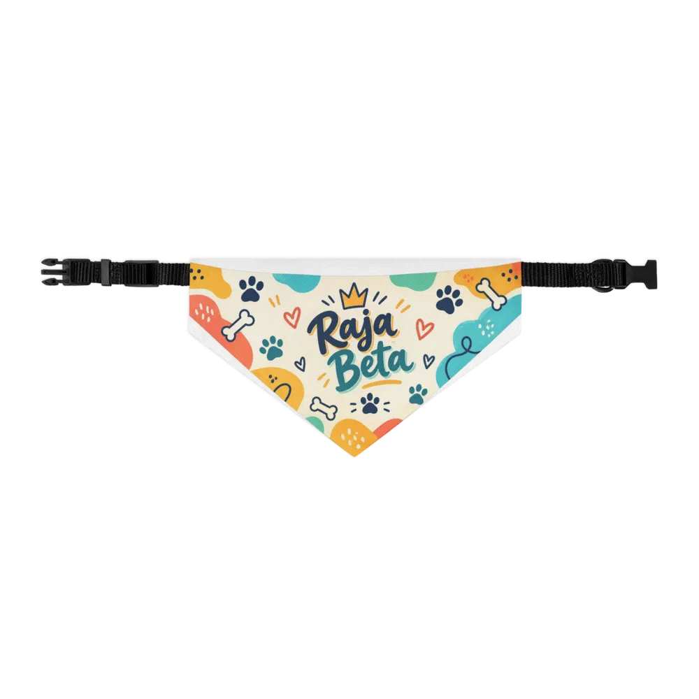 Raja Beta Pet Bandana | Cute Colorful Dog Bandana  thumbnail 2