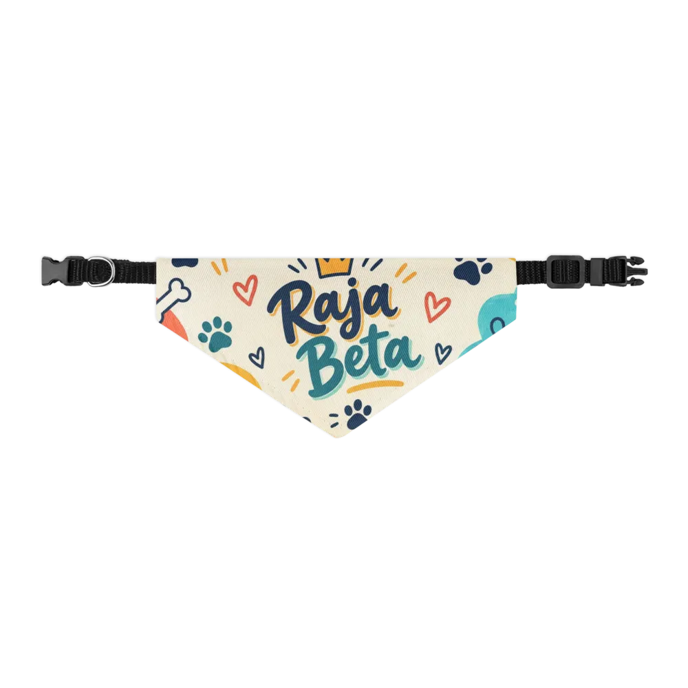 Raja Beta Pet Bandana | Cute Colorful Dog Bandana  thumbnail 3