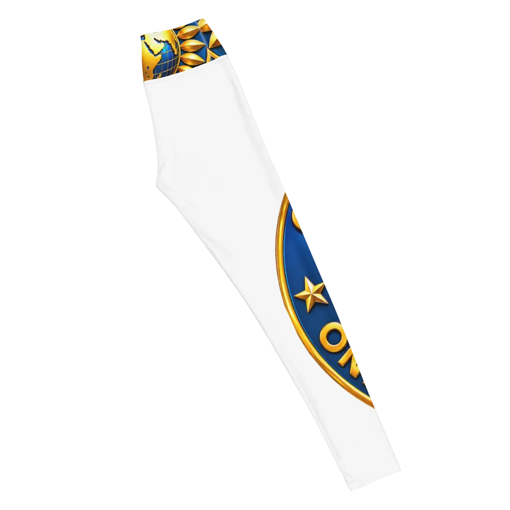 # ORU Social All-Over Print Yoga Leggings thumbnail 4