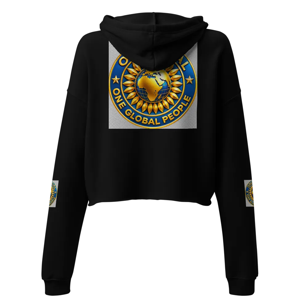 ORU SOCIAL Women's Cropped Hoodie – Bella + Canvas thumbnail 2