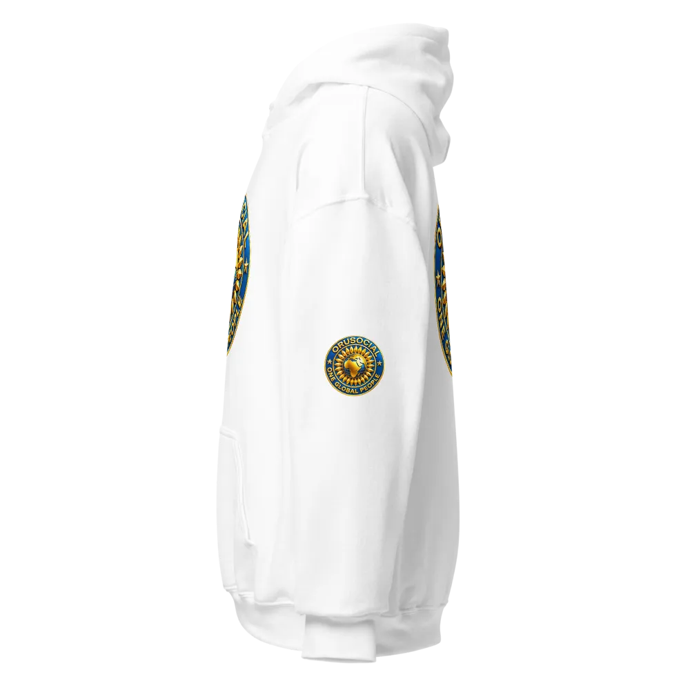 # ORU SOCIAL Unisex Heavy Blend Hoodie – Gildan 18 thumbnail 4