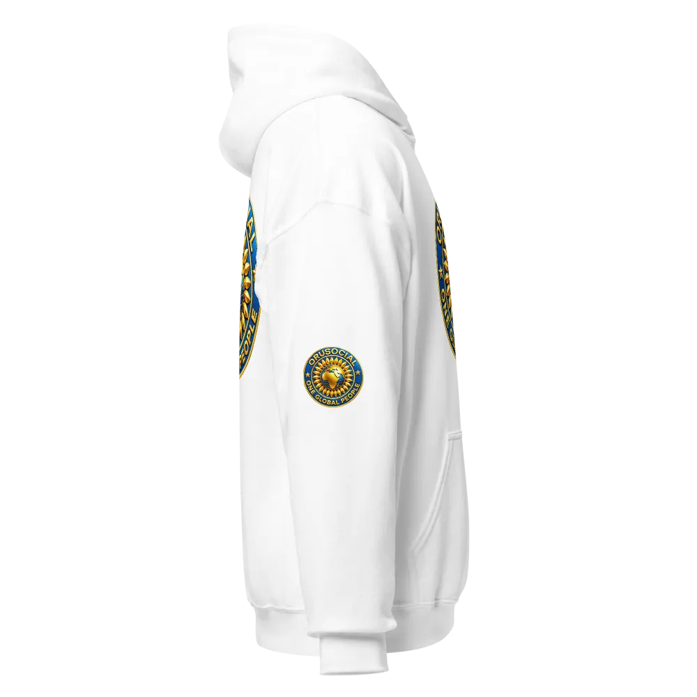 # ORU SOCIAL Unisex Heavy Blend Hoodie – Gildan 18 thumbnail 3
