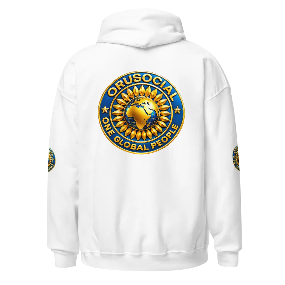 # ORU SOCIAL Unisex Heavy Blend Hoodie – Gildan 18 thumbnail 2