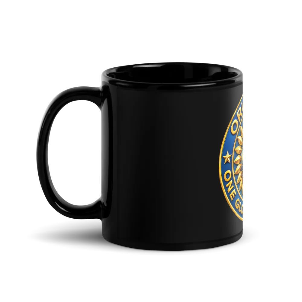 # ORU Social Black Glossy Mug  **Sip in Style. Thi thumbnail 2
