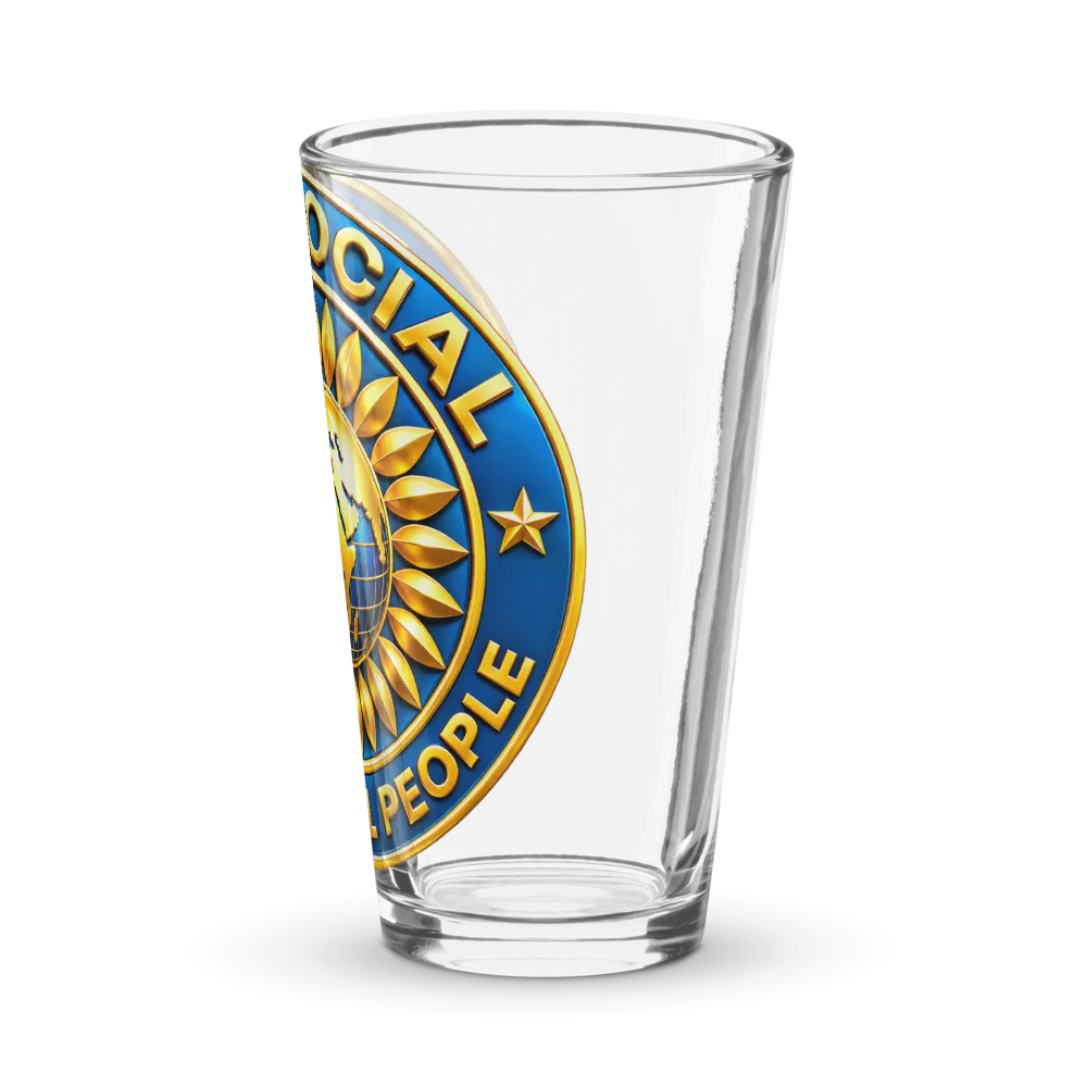 # ORU Social Shaker Pint Glass – 16 oz thumbnail 4
