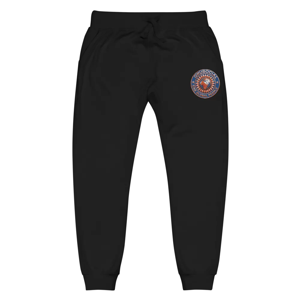 # ORU Social Unisex Fleece Sweatpants – Cotton Her
