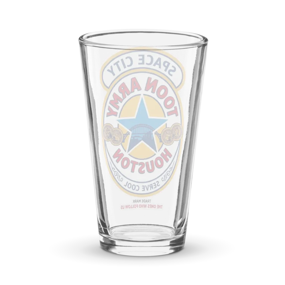 Toon Army Houston Pint Glass thumbnail 2