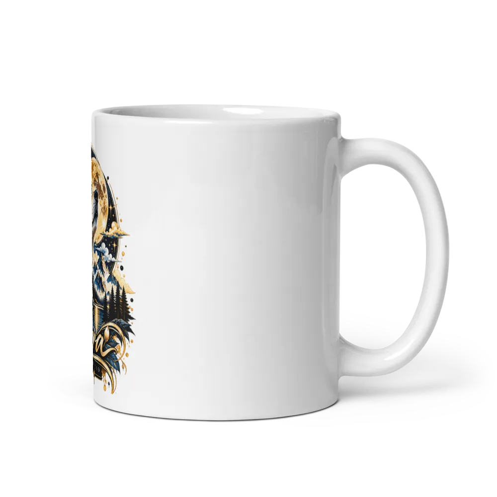 Veyora Moon Wolf Mug thumbnail 2