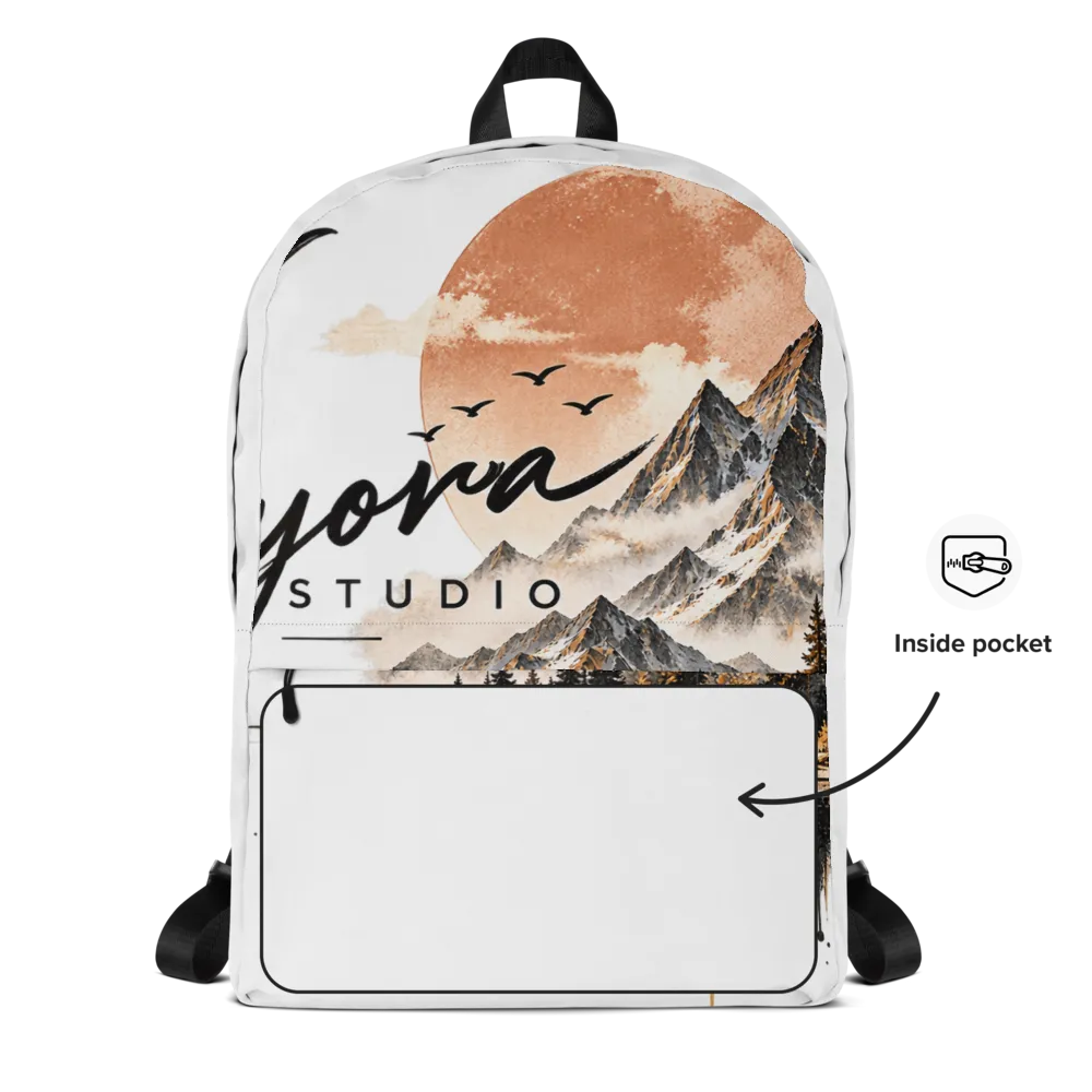 Veyora White Everyday Backpack thumbnail 2