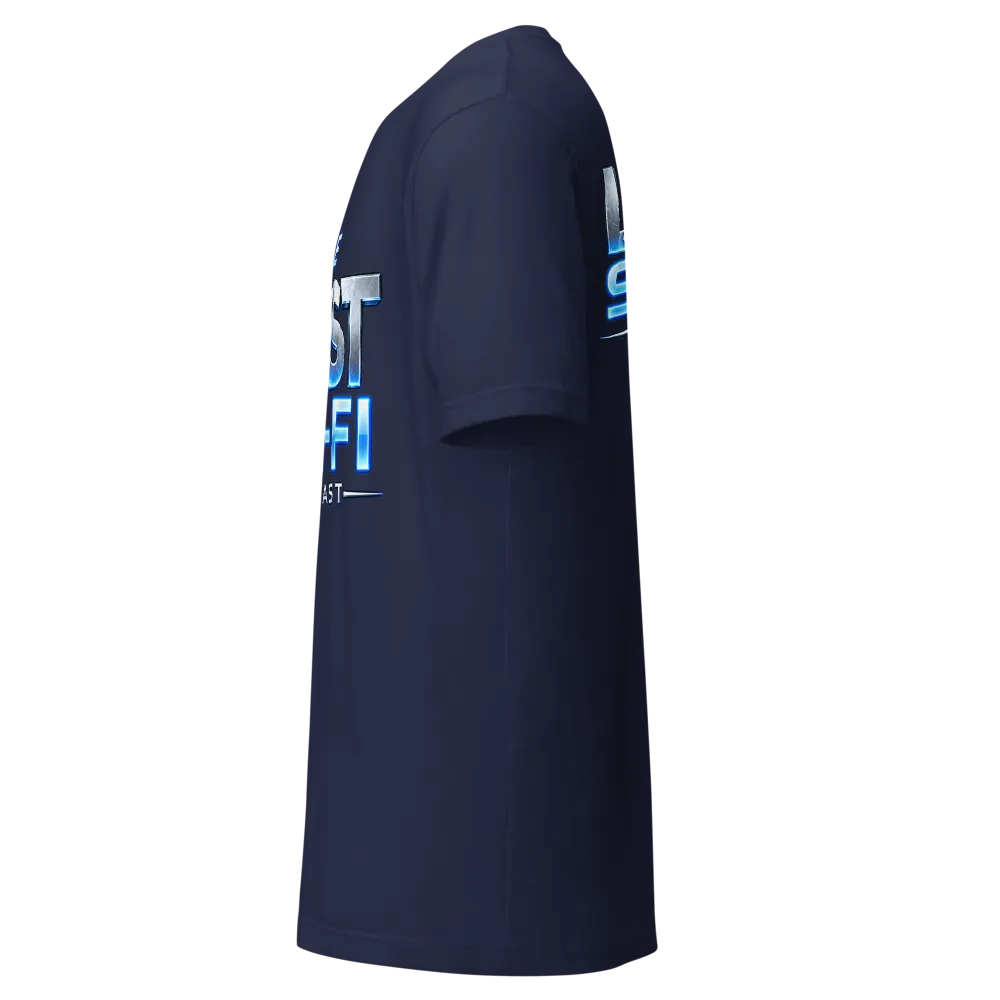 The Lost Sci-Fi Podcast Navy Logo T-Shirt thumbnail 3