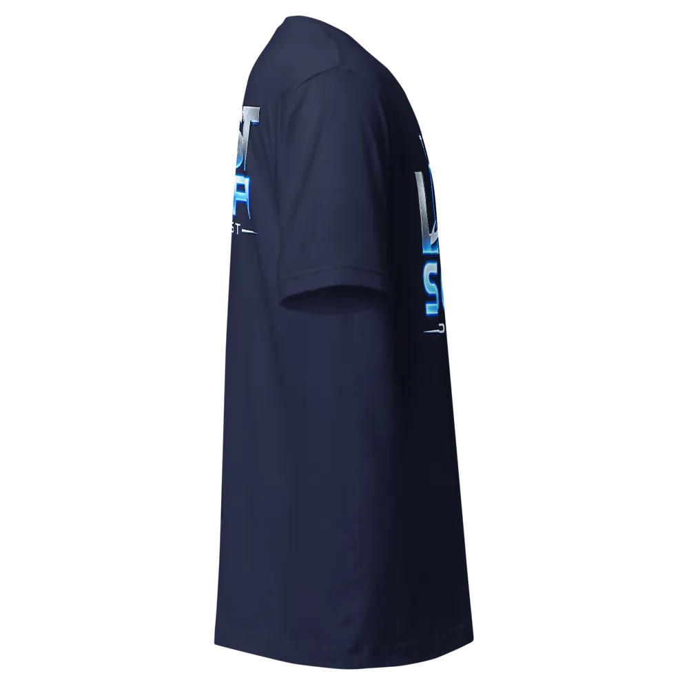 The Lost Sci-Fi Podcast Navy Logo T-Shirt thumbnail 4