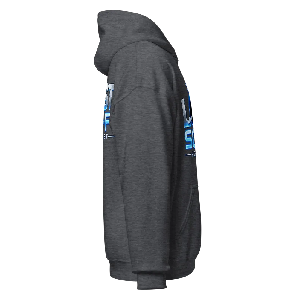 The Lost Sci-Fi Podcast Charcoal Gray Logo Hoodie thumbnail 4