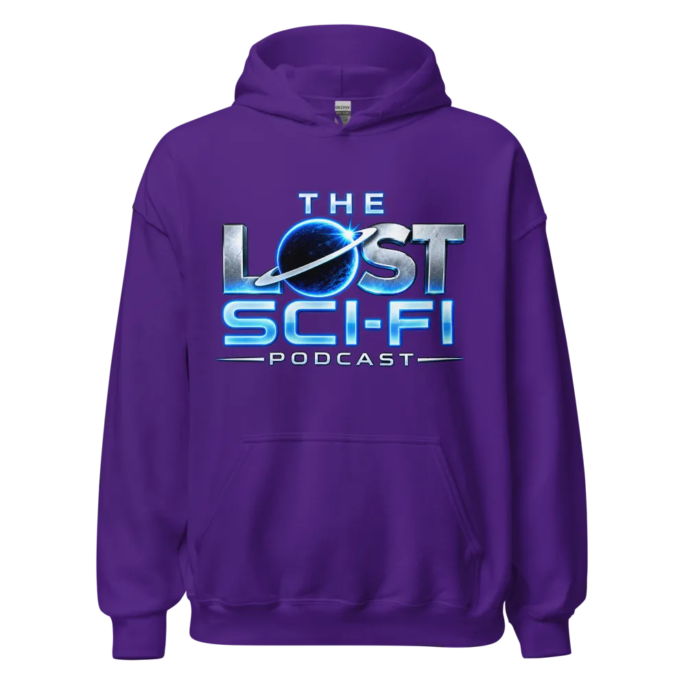 The Lost Sci-Fi Podcast Purple Logo Hoodie