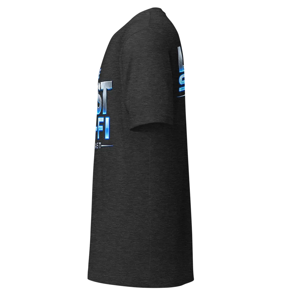 The Lost Sci-Fi Podcast Charcoal Logo T-Shirt thumbnail 3