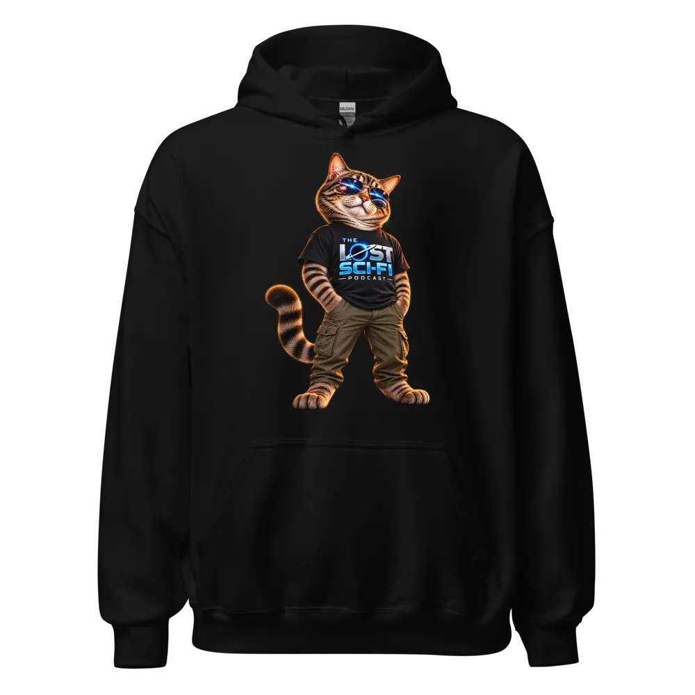 Lost Sci-Fi Cat Logo Hoodie