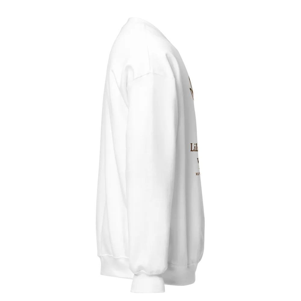 Lilies Don't Worry Sweatshirt (White) thumbnail 4