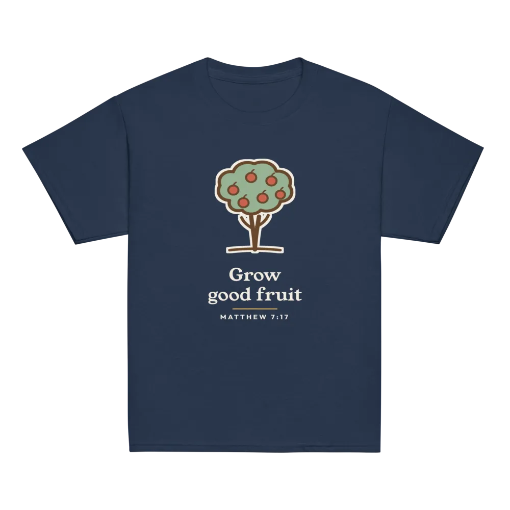 Grow Good Fruit Kids Tee (Navy)