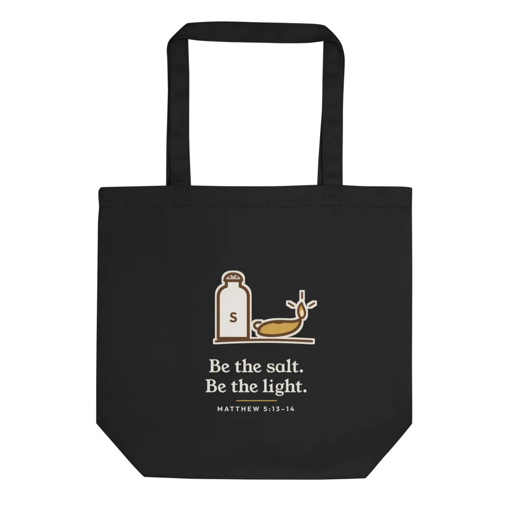 Be the Salt Be the Light Tote (Black)