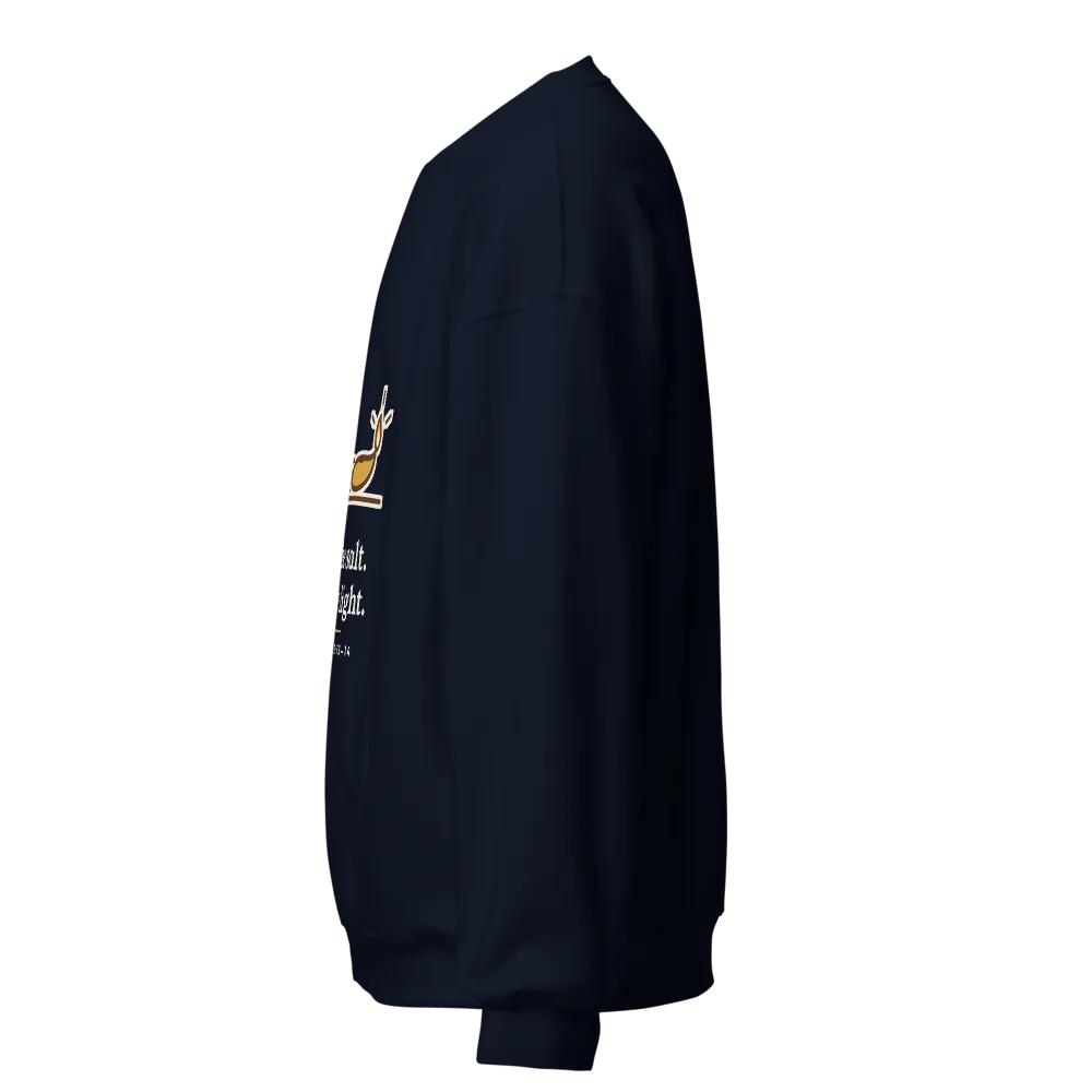 Be the Salt Be the Light Sweatshirt (Navy) thumbnail 3