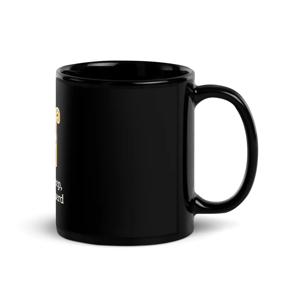 Little Sheep Big Shepherd Mug (Black) thumbnail 3