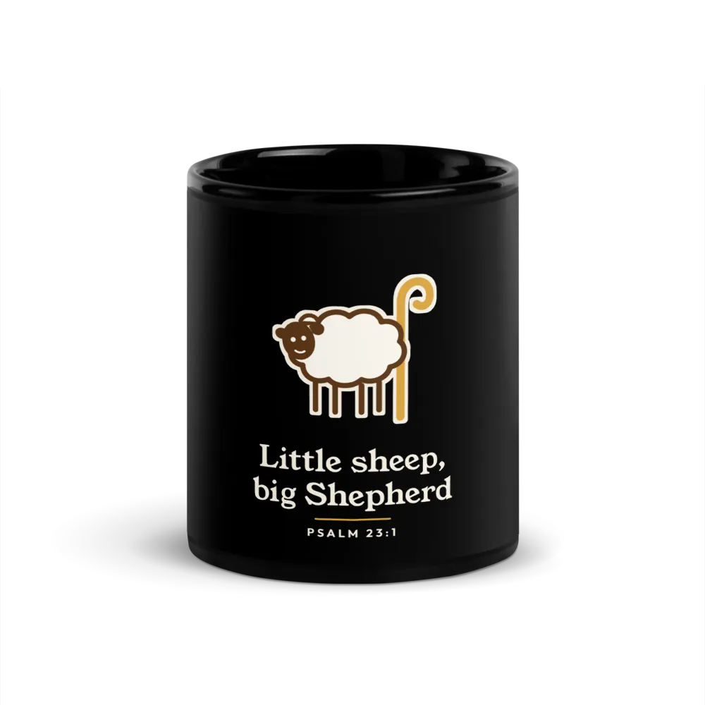 Little Sheep Big Shepherd Mug (Black)