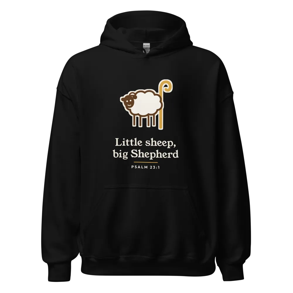 Little Sheep Big Shepherd Hoodie (Black)
