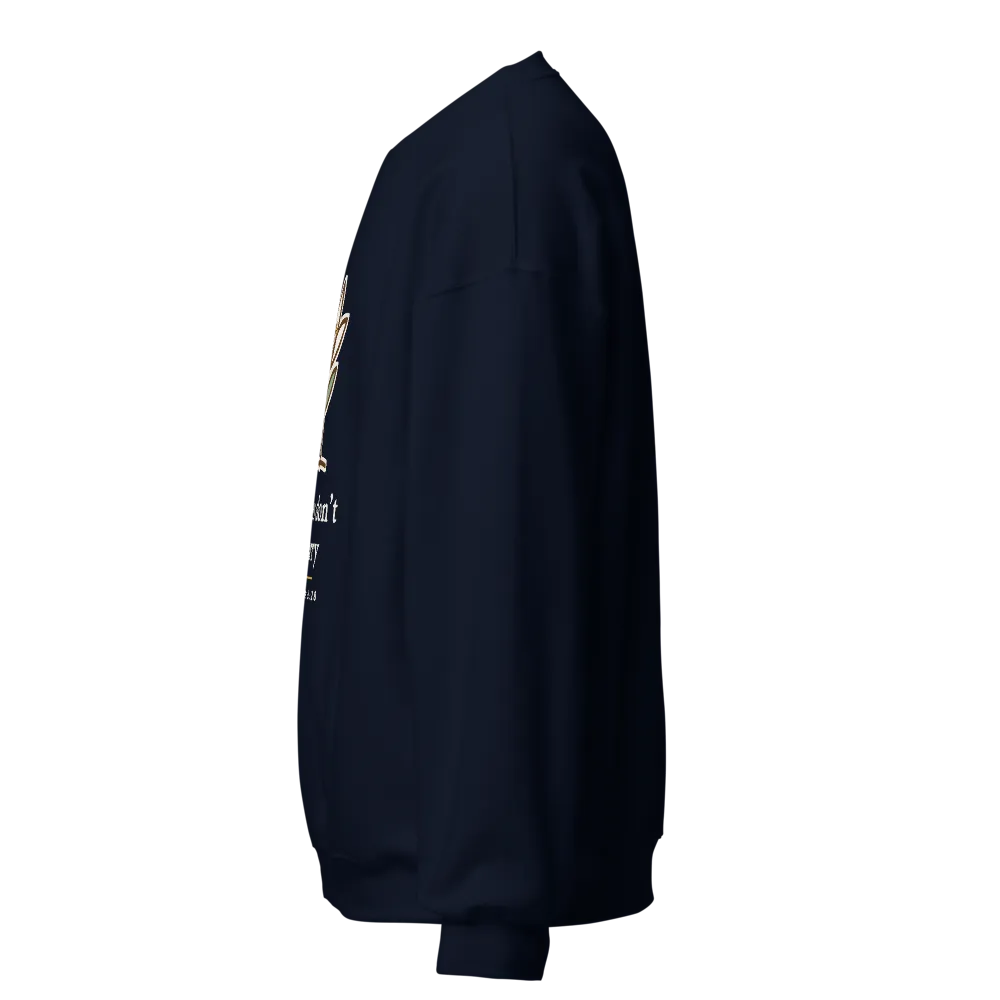 Lilies Don't Worry Sweatshirt (Navy) thumbnail 3