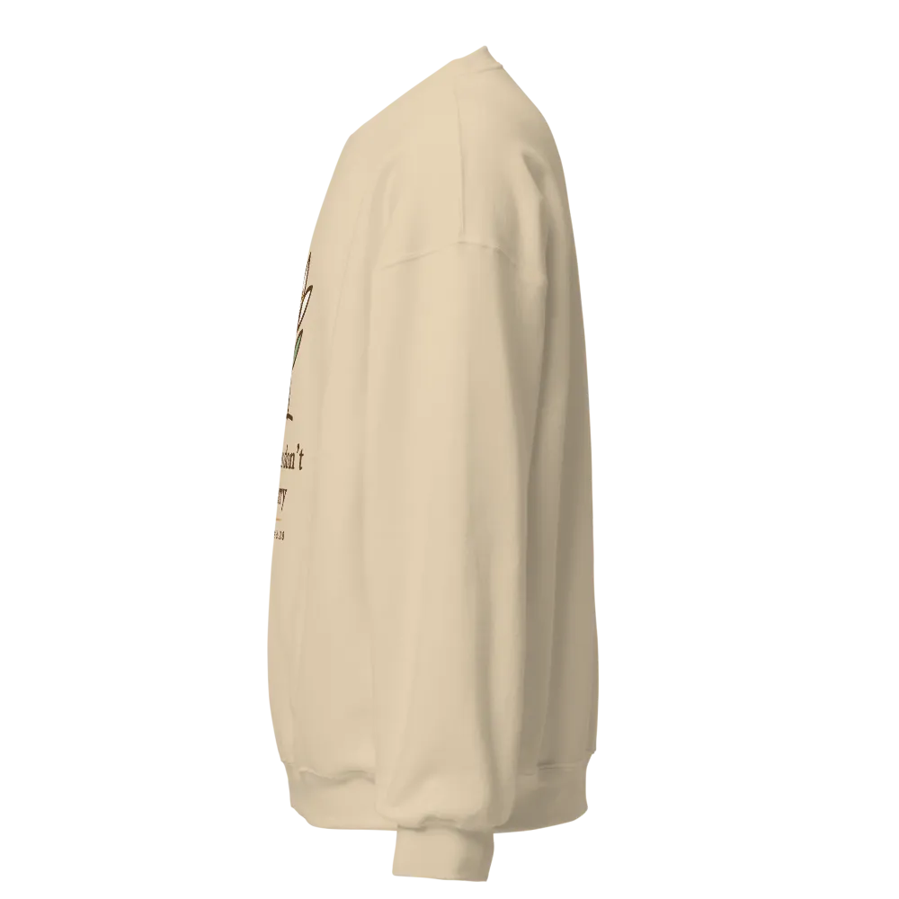 Lilies Don't Worry Sweatshirt (Sand) thumbnail 3