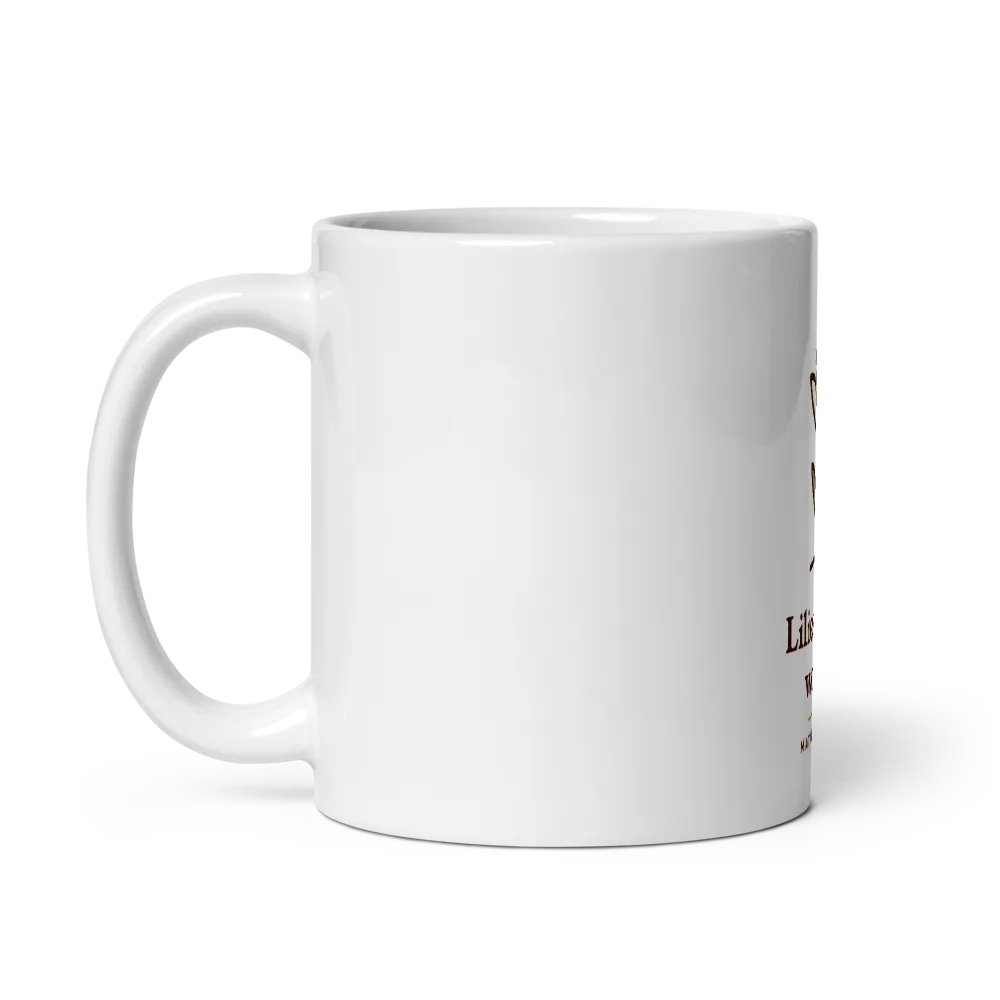 Lilies Don't Worry Mug (White) thumbnail 3