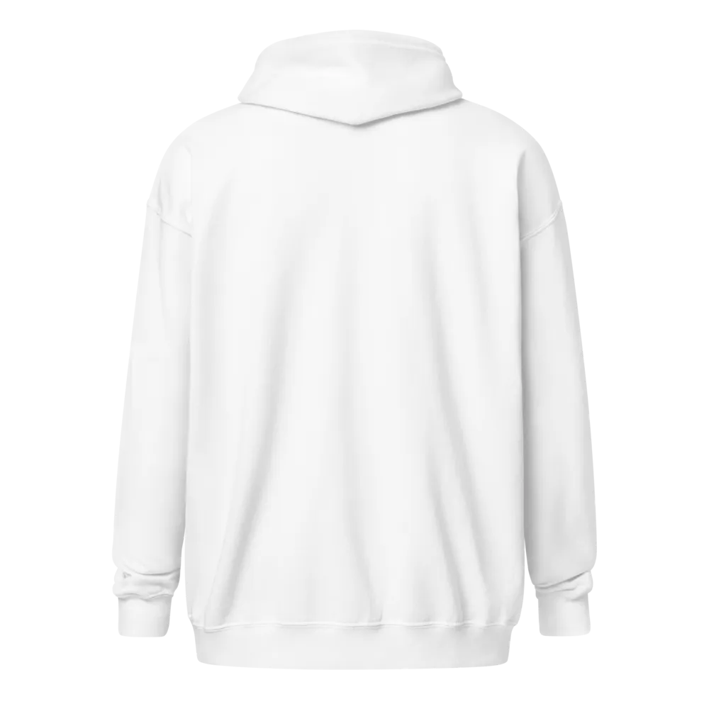 Little Sheep Big Shepherd Zip Hoodie (White) thumbnail 2