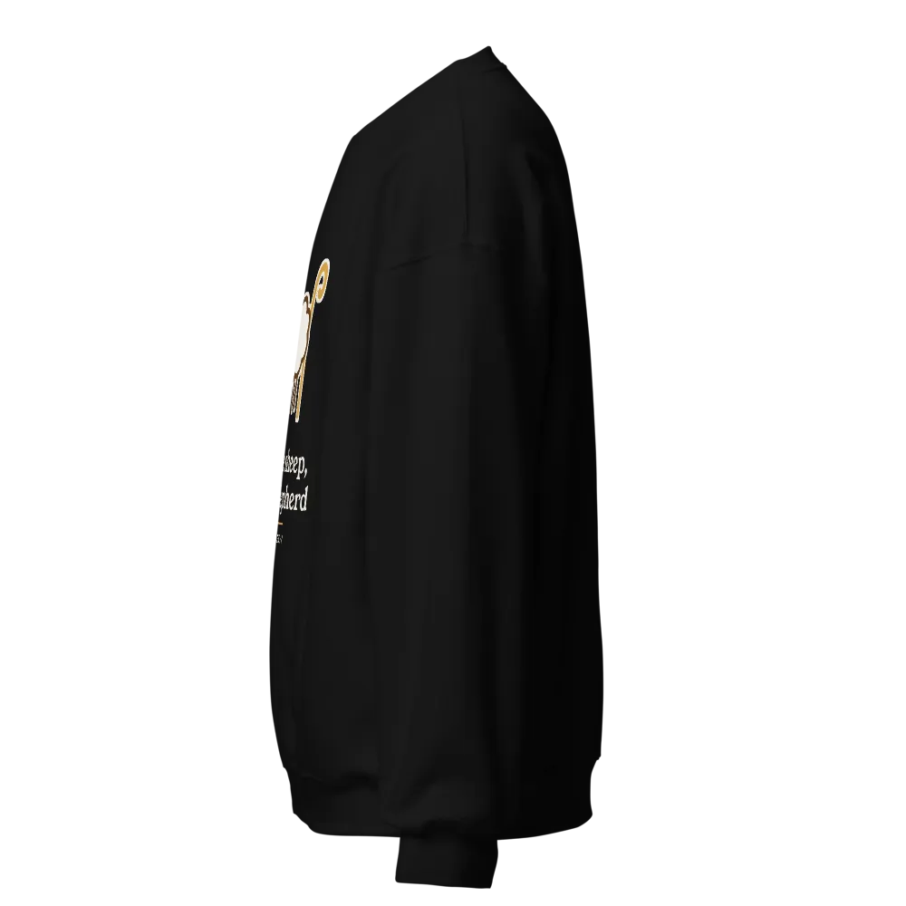 Little Sheep Big Shepherd Sweatshirt (Black) thumbnail 3