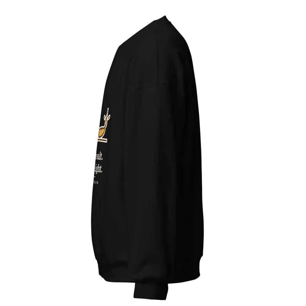 Be the Salt Be the Light Sweatshirt (Black) thumbnail 3