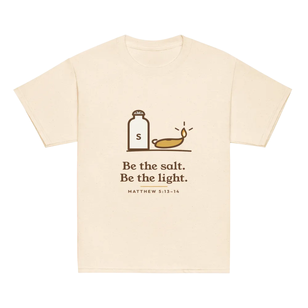 Be the Salt Be the Light Kids Tee (Cream)