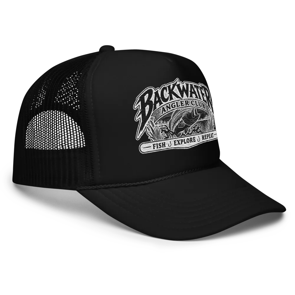Backwater Angler Club Foam Trucker Hat thumbnail 3
