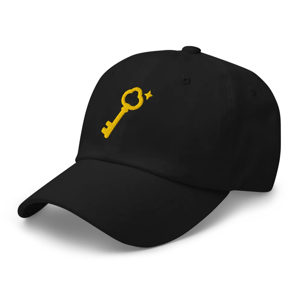 Golden Key — Unlock Your Dreams Dad Hat thumbnail 3