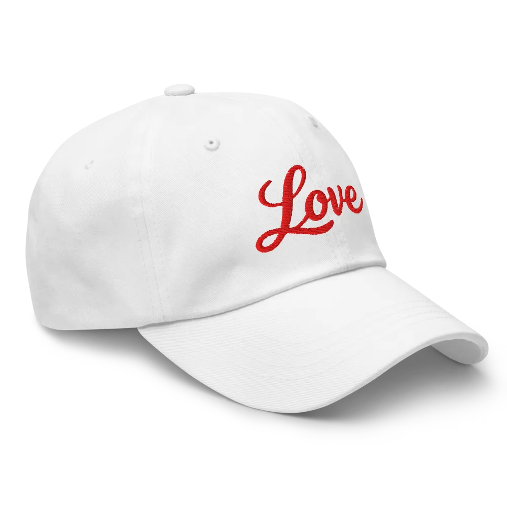  Love — Cream Classic Dad Hat thumbnail 4