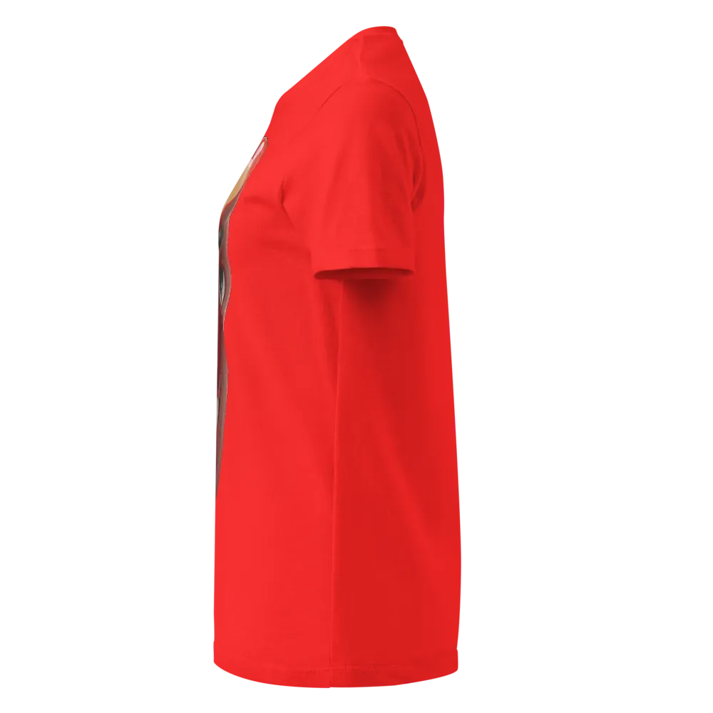 Ladies Red Coffee T Shirt thumbnail 3